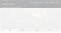 Desktop Screenshot of littalshemerhaim.com